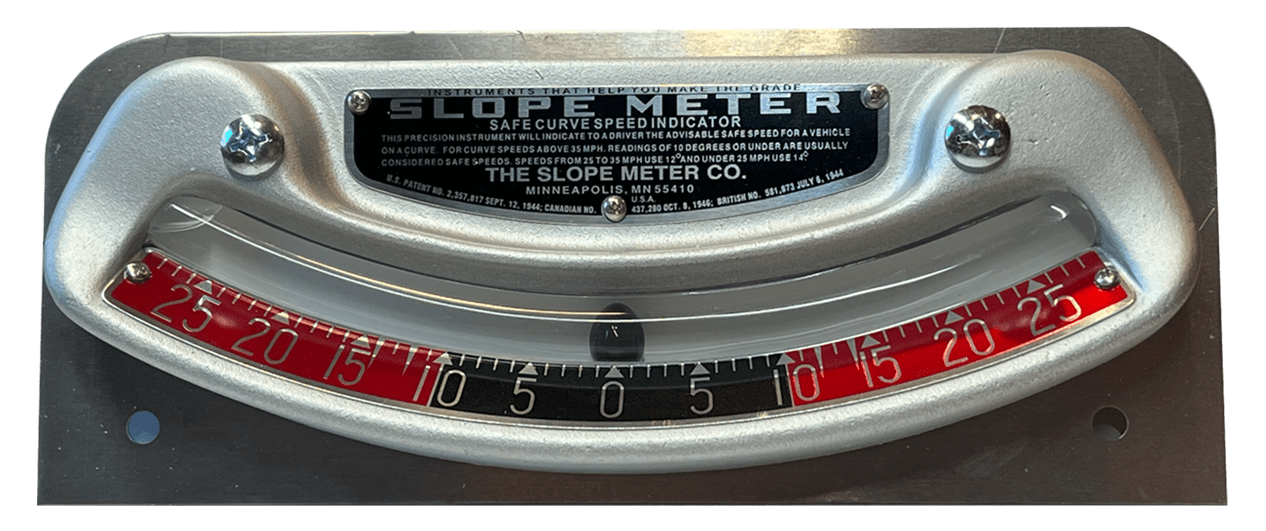 “SCSI” Safe Curve Speed Indicator